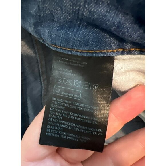 & Denim Sz 31 Skinny Low Waist Jeans Medium Wash Women - Picture 6 of 7